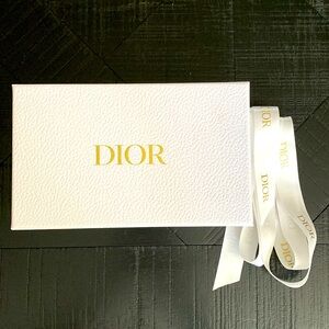 Dior empty gift box + ribbon